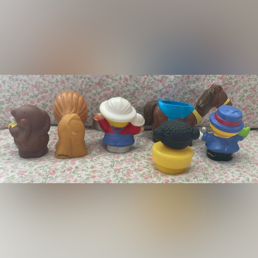 🐵 Vintage Little People Horse Kids Monkey Lion and more - Picture 2 of 2